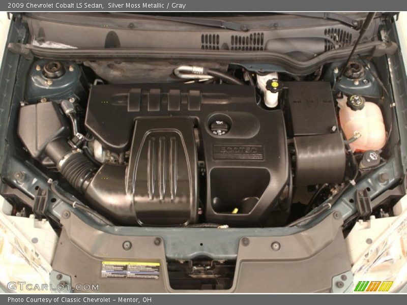 Silver Moss Metallic / Gray 2009 Chevrolet Cobalt LS Sedan