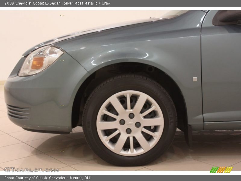 Silver Moss Metallic / Gray 2009 Chevrolet Cobalt LS Sedan