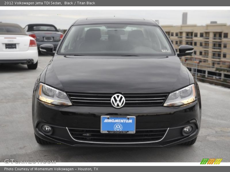 Black / Titan Black 2012 Volkswagen Jetta TDI Sedan