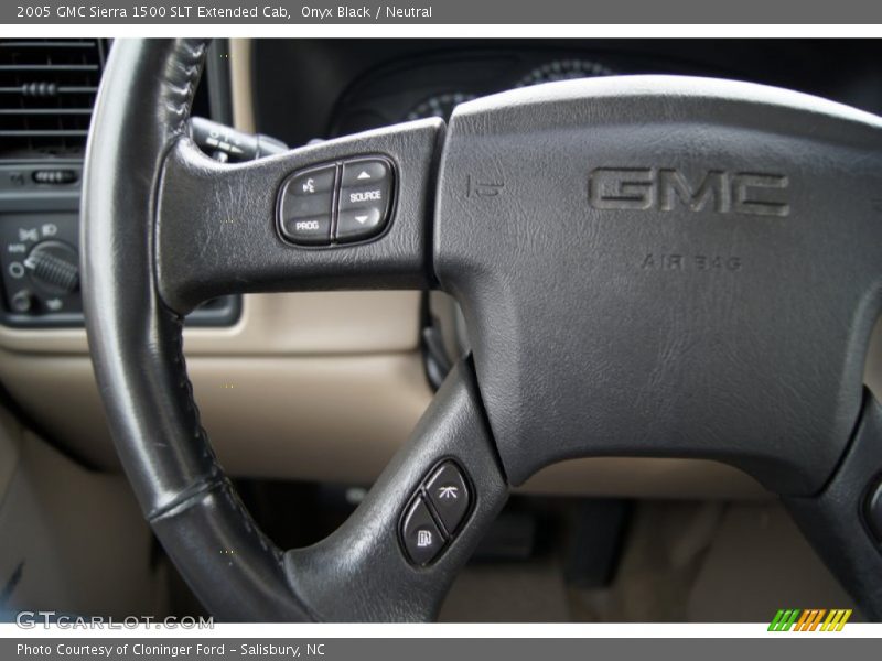 Onyx Black / Neutral 2005 GMC Sierra 1500 SLT Extended Cab