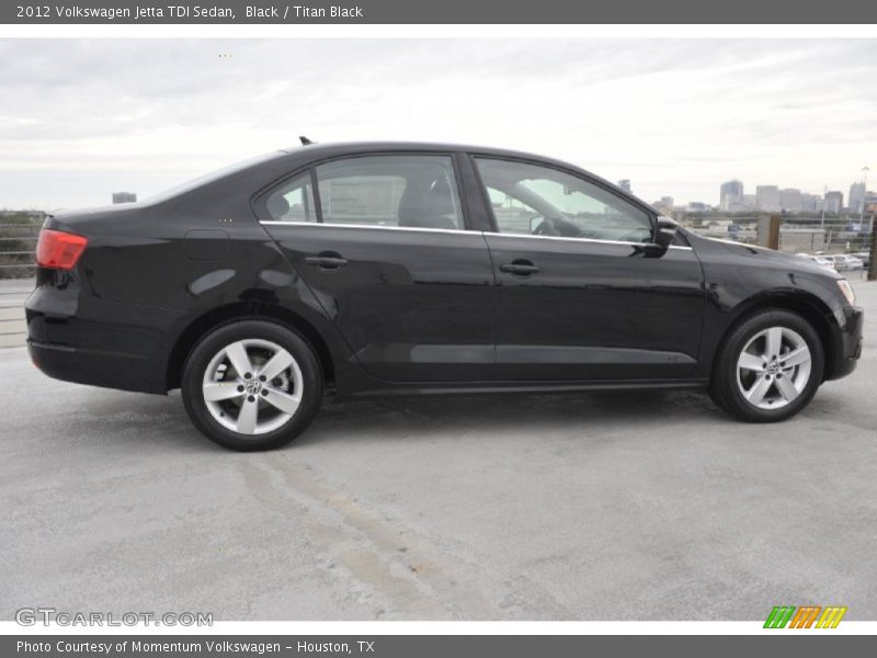 Black / Titan Black 2012 Volkswagen Jetta TDI Sedan