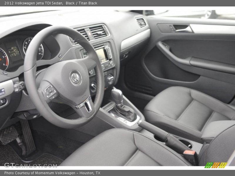Black / Titan Black 2012 Volkswagen Jetta TDI Sedan