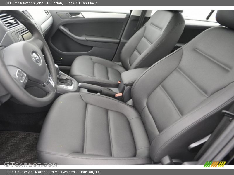 Black / Titan Black 2012 Volkswagen Jetta TDI Sedan