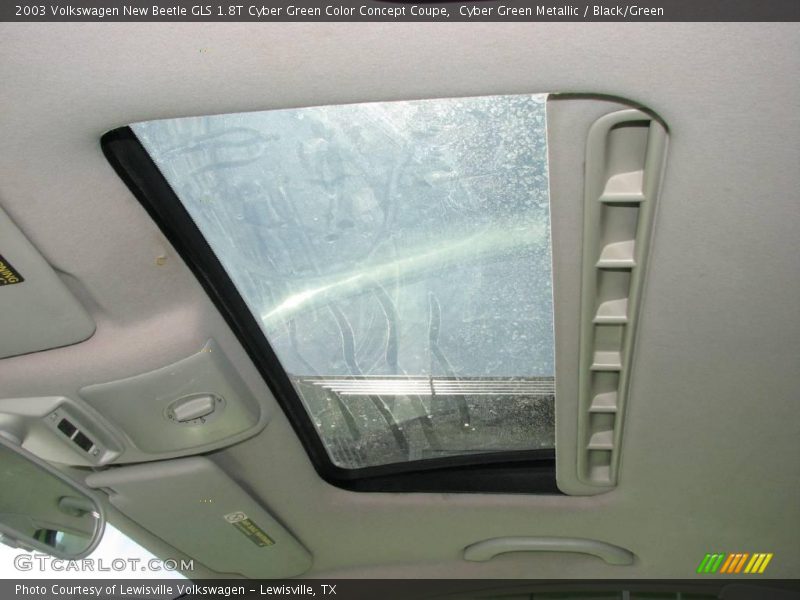 Cyber Green Metallic / Black/Green 2003 Volkswagen New Beetle GLS 1.8T Cyber Green Color Concept Coupe