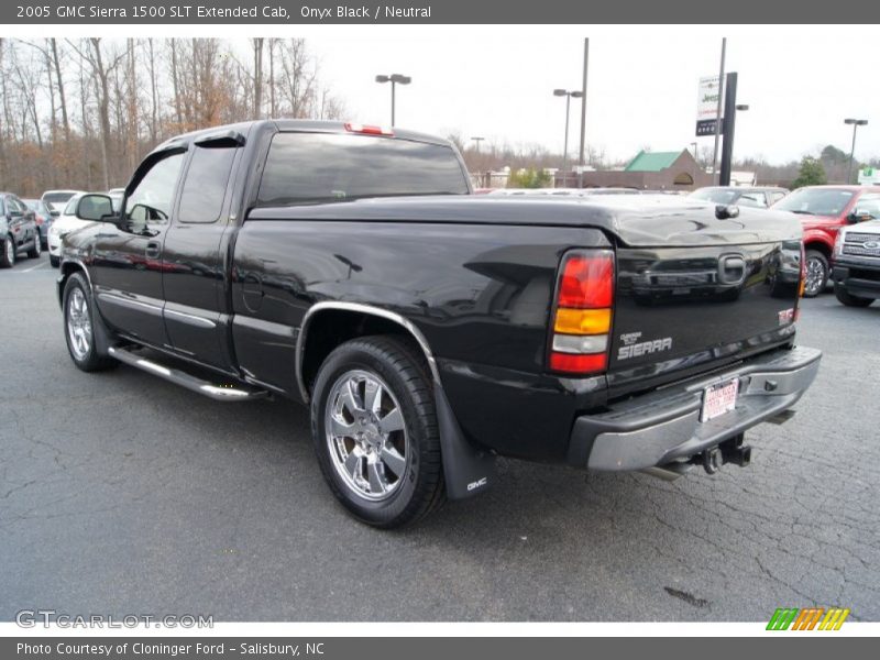 Onyx Black / Neutral 2005 GMC Sierra 1500 SLT Extended Cab