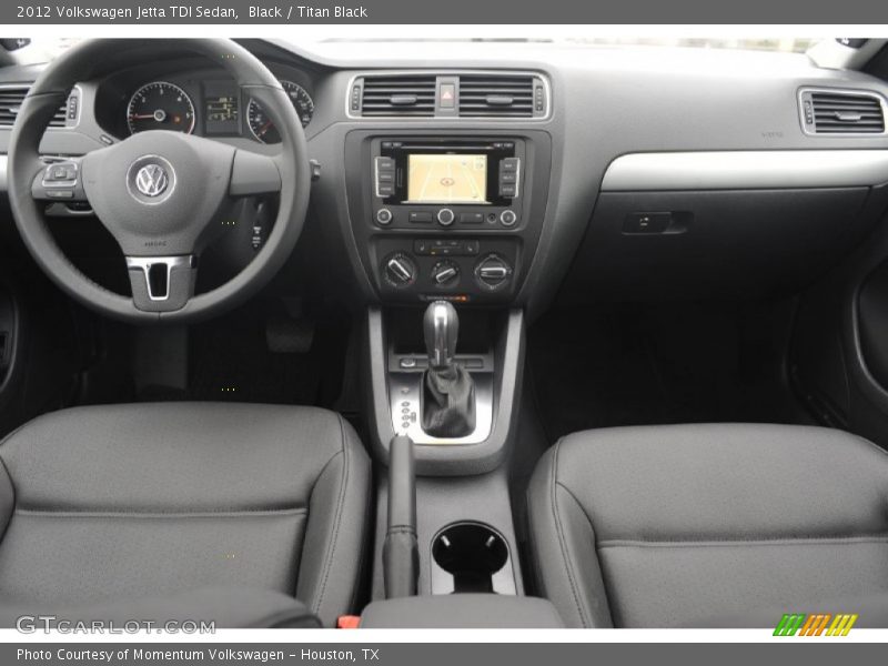 Black / Titan Black 2012 Volkswagen Jetta TDI Sedan