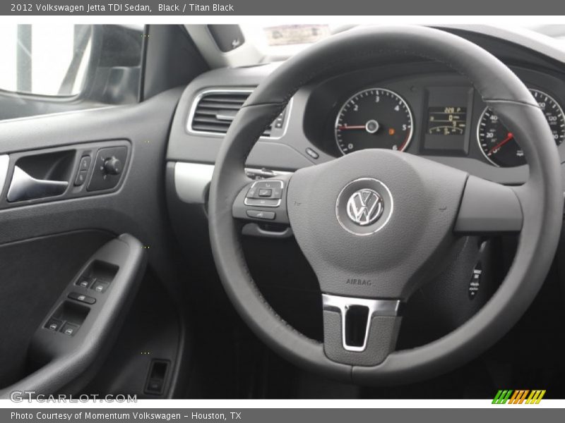 Black / Titan Black 2012 Volkswagen Jetta TDI Sedan