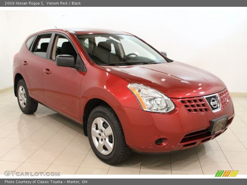 Venom Red / Black 2009 Nissan Rogue S