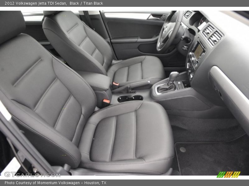 Black / Titan Black 2012 Volkswagen Jetta TDI Sedan