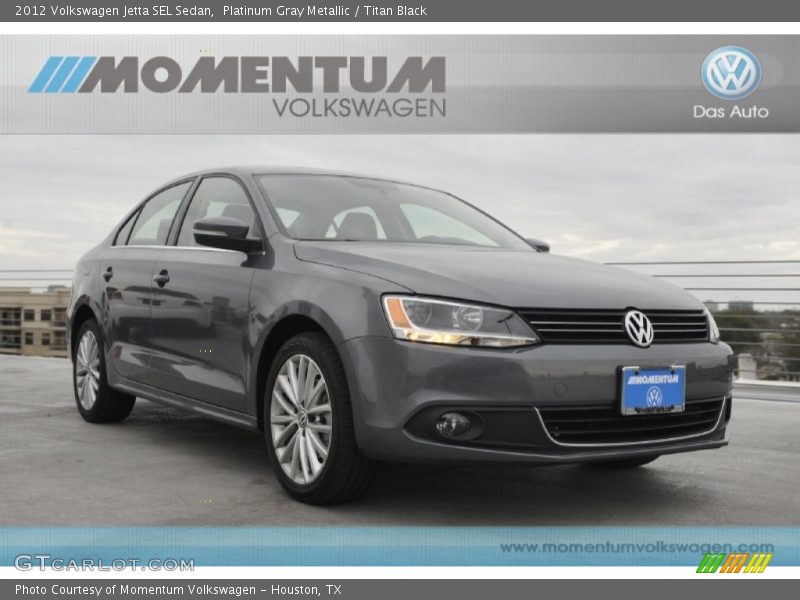 Platinum Gray Metallic / Titan Black 2012 Volkswagen Jetta SEL Sedan