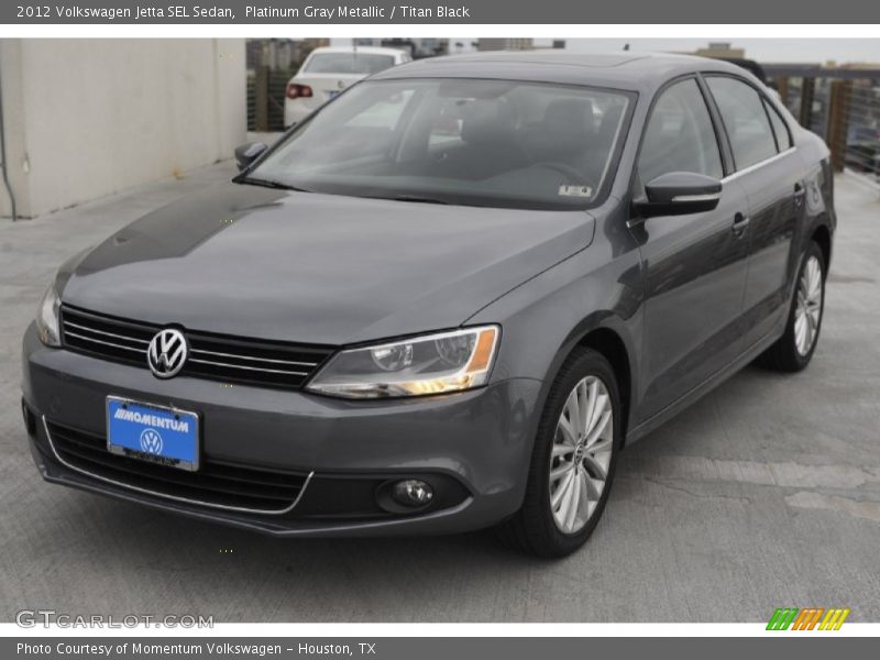 Platinum Gray Metallic / Titan Black 2012 Volkswagen Jetta SEL Sedan