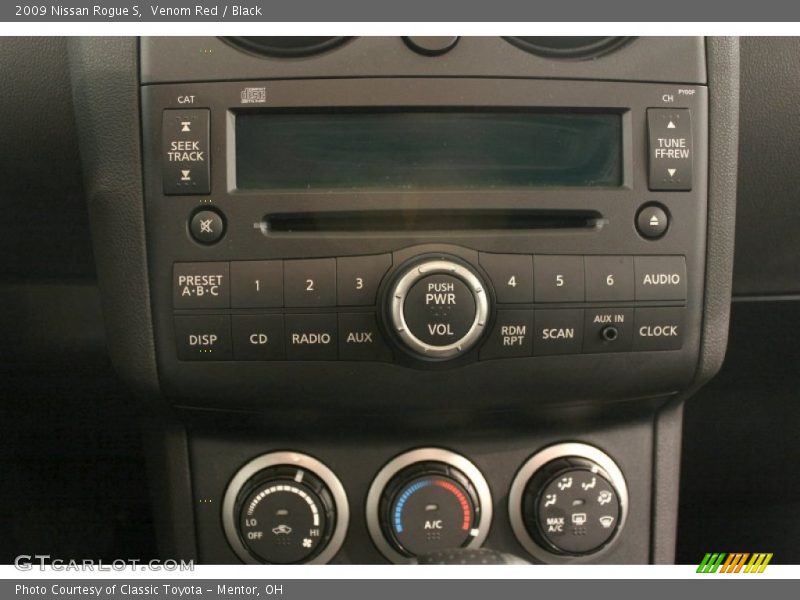 Venom Red / Black 2009 Nissan Rogue S