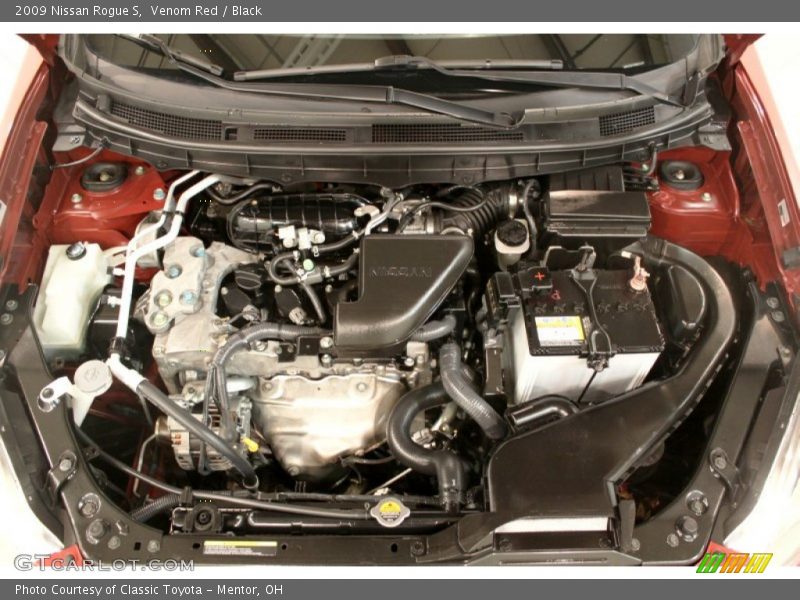 Venom Red / Black 2009 Nissan Rogue S