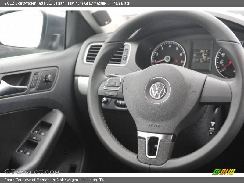 Platinum Gray Metallic / Titan Black 2012 Volkswagen Jetta SEL Sedan