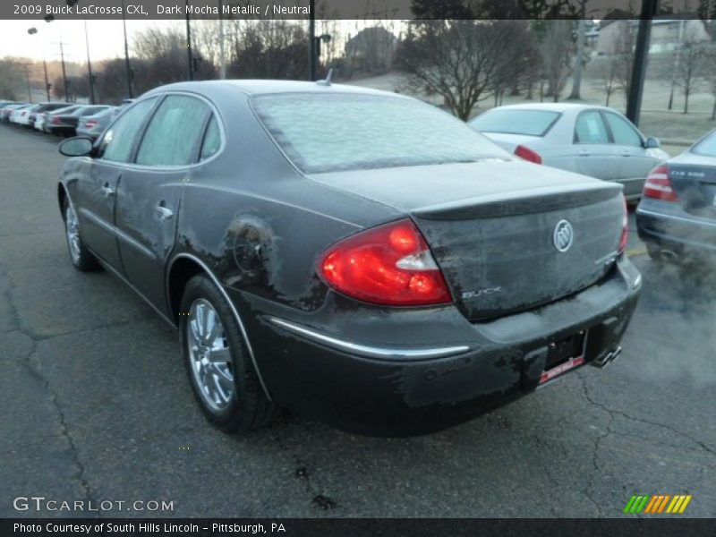 Dark Mocha Metallic / Neutral 2009 Buick LaCrosse CXL