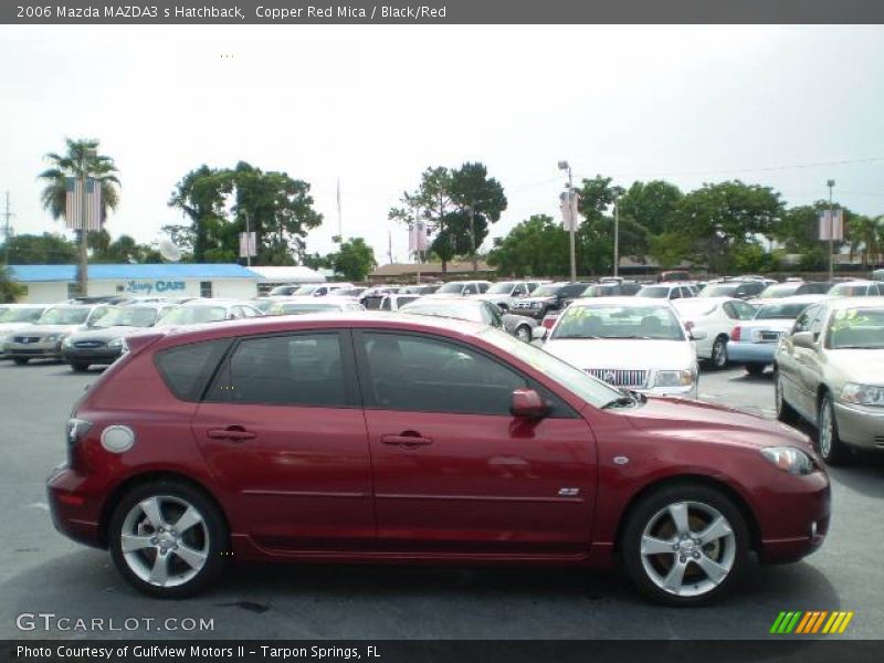 Copper Red Mica / Black/Red 2006 Mazda MAZDA3 s Hatchback