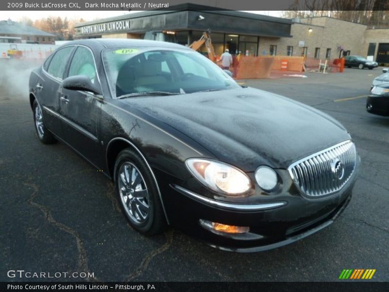 Dark Mocha Metallic / Neutral 2009 Buick LaCrosse CXL