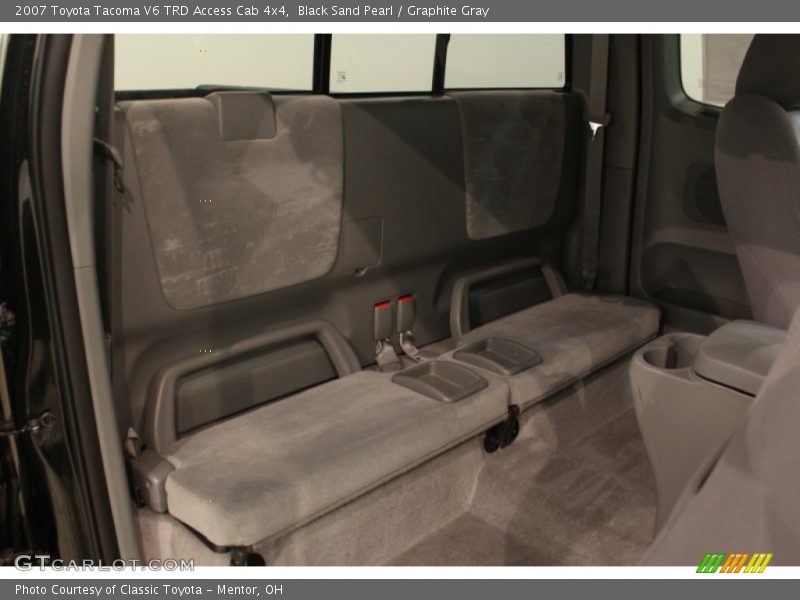 Black Sand Pearl / Graphite Gray 2007 Toyota Tacoma V6 TRD Access Cab 4x4