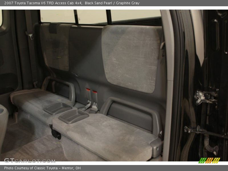 Black Sand Pearl / Graphite Gray 2007 Toyota Tacoma V6 TRD Access Cab 4x4