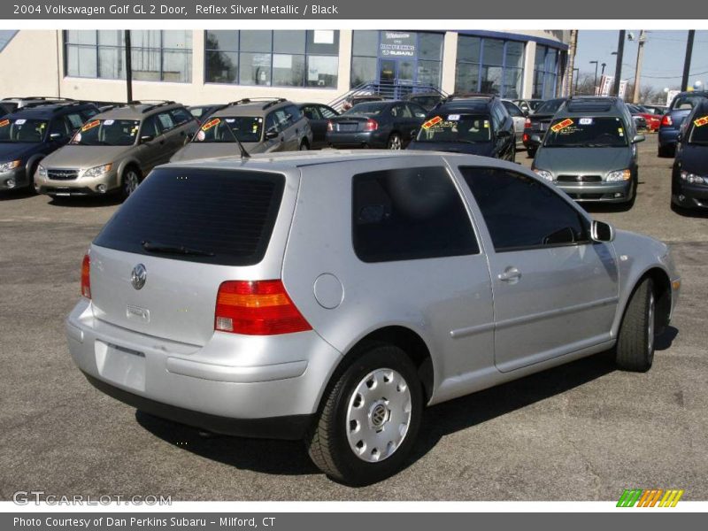 Reflex Silver Metallic / Black 2004 Volkswagen Golf GL 2 Door