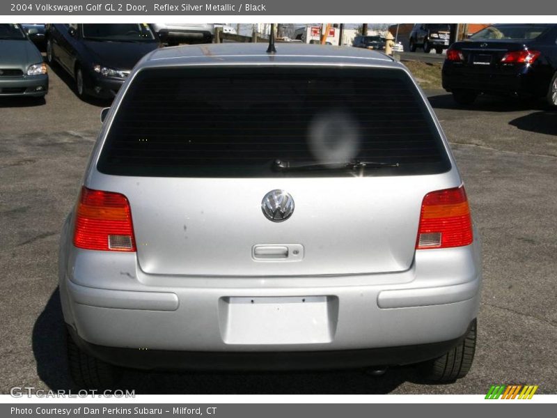 Reflex Silver Metallic / Black 2004 Volkswagen Golf GL 2 Door