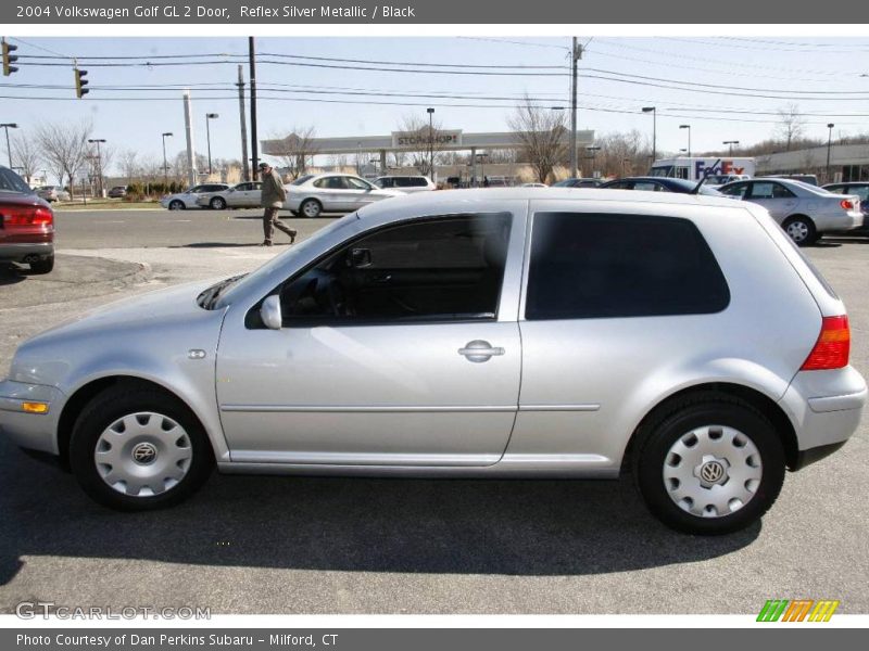 Reflex Silver Metallic / Black 2004 Volkswagen Golf GL 2 Door