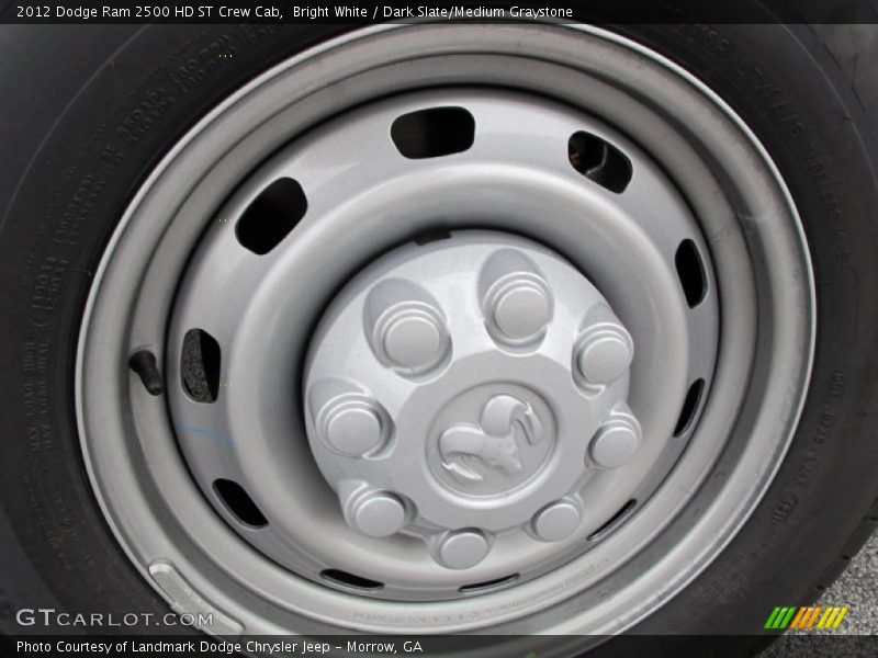 Bright White / Dark Slate/Medium Graystone 2012 Dodge Ram 2500 HD ST Crew Cab