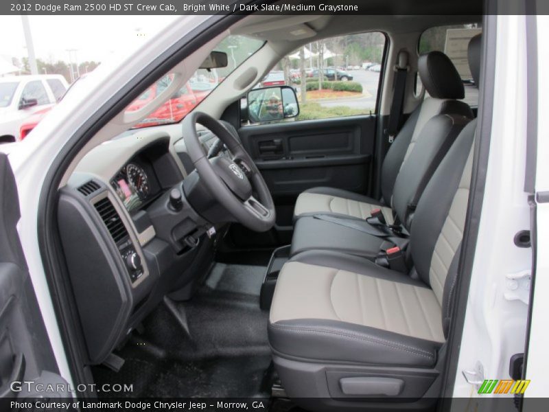  2012 Ram 2500 HD ST Crew Cab Dark Slate/Medium Graystone Interior