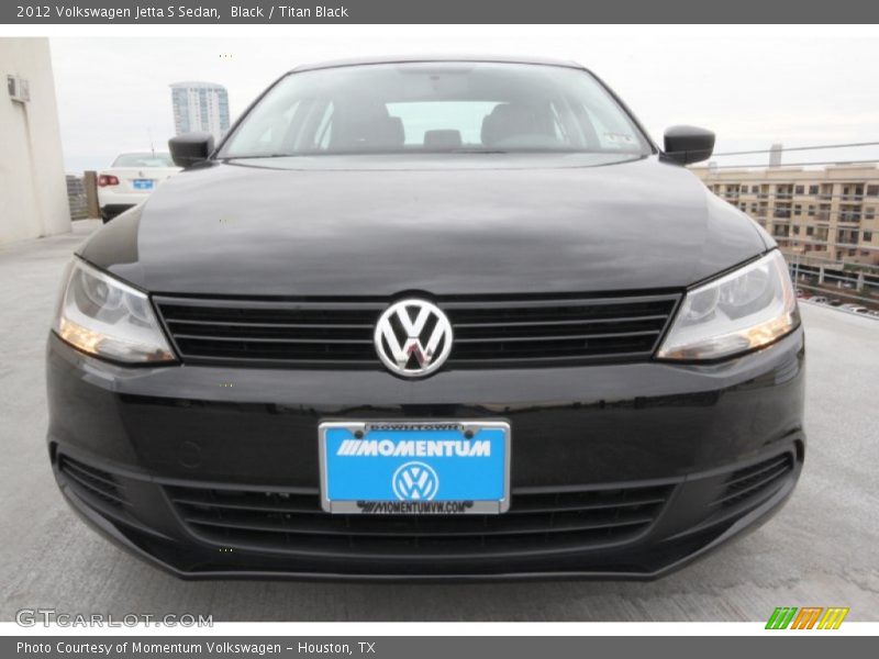 Black / Titan Black 2012 Volkswagen Jetta S Sedan