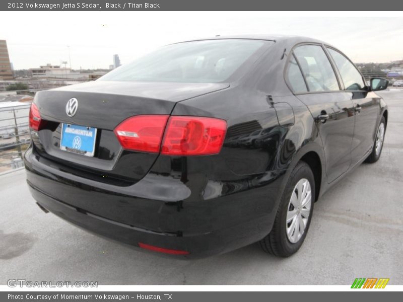 Black / Titan Black 2012 Volkswagen Jetta S Sedan