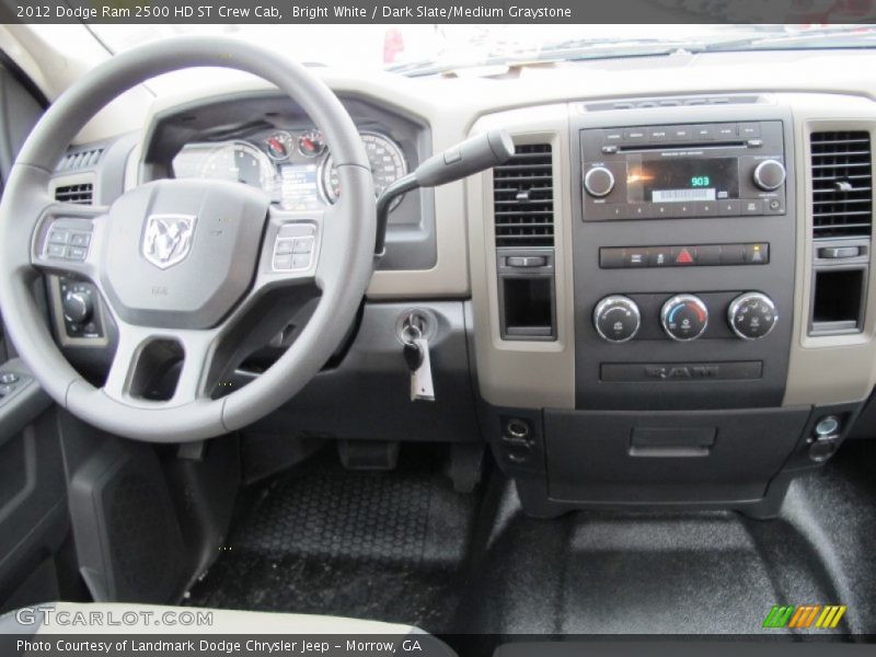 Bright White / Dark Slate/Medium Graystone 2012 Dodge Ram 2500 HD ST Crew Cab