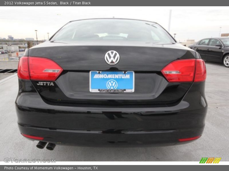 Black / Titan Black 2012 Volkswagen Jetta S Sedan