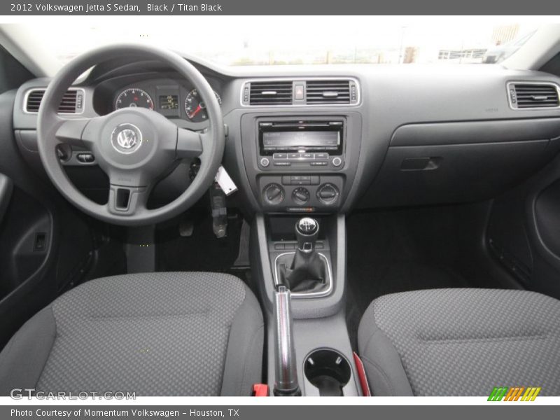 Black / Titan Black 2012 Volkswagen Jetta S Sedan
