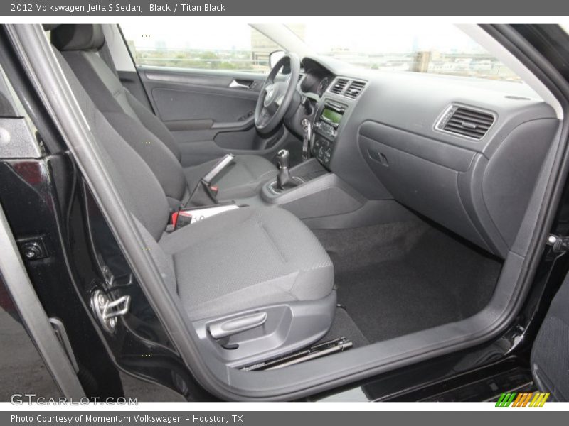 Black / Titan Black 2012 Volkswagen Jetta S Sedan