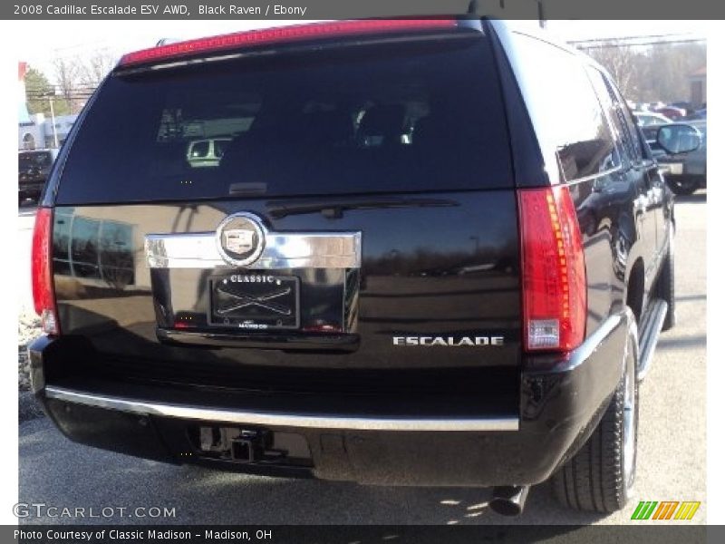 Black Raven / Ebony 2008 Cadillac Escalade ESV AWD