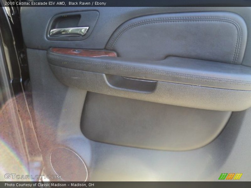 Black Raven / Ebony 2008 Cadillac Escalade ESV AWD