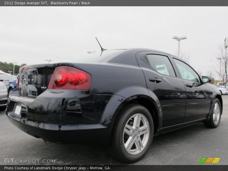 Blackberry Pearl / Black 2012 Dodge Avenger SXT