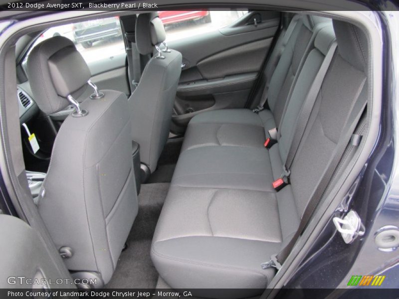 Rear Seat of 2012 Avenger SXT