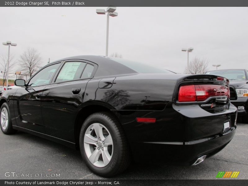 Pitch Black / Black 2012 Dodge Charger SE