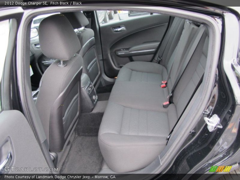Pitch Black / Black 2012 Dodge Charger SE