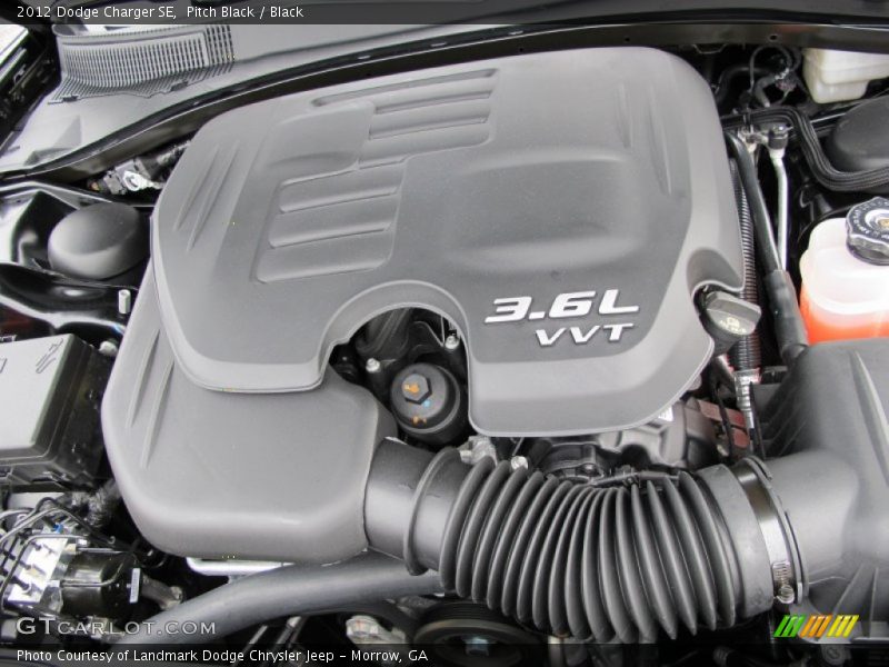 Pitch Black / Black 2012 Dodge Charger SE