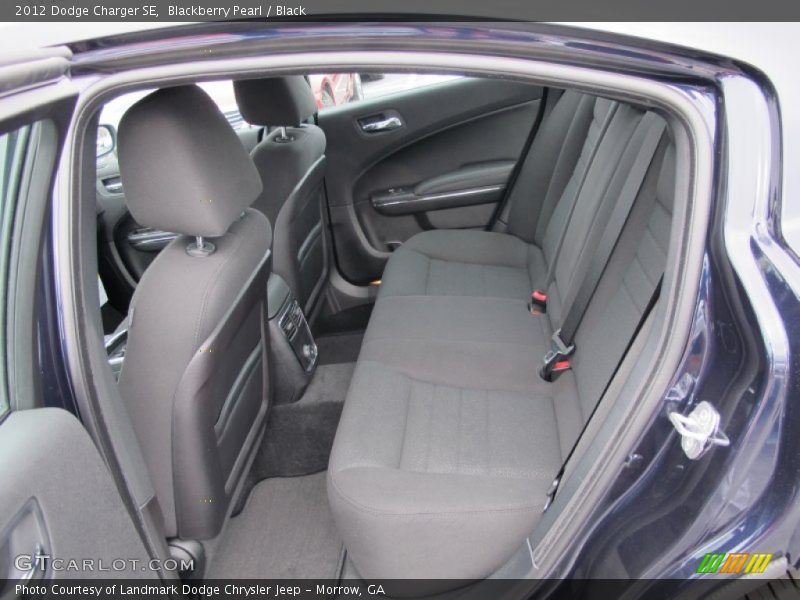 Blackberry Pearl / Black 2012 Dodge Charger SE