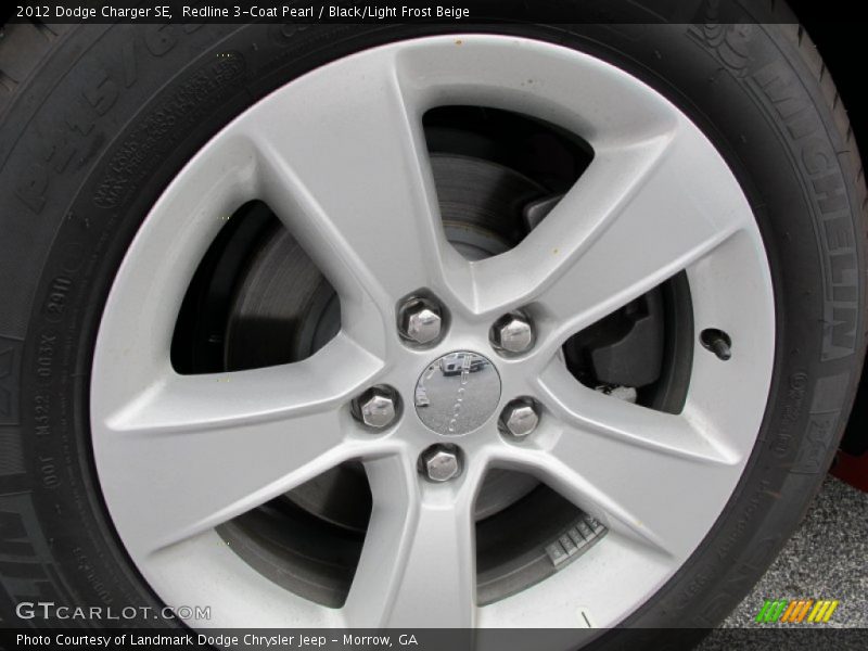 Redline 3-Coat Pearl / Black/Light Frost Beige 2012 Dodge Charger SE