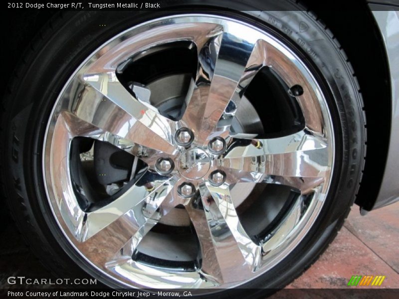 Tungsten Metallic / Black 2012 Dodge Charger R/T