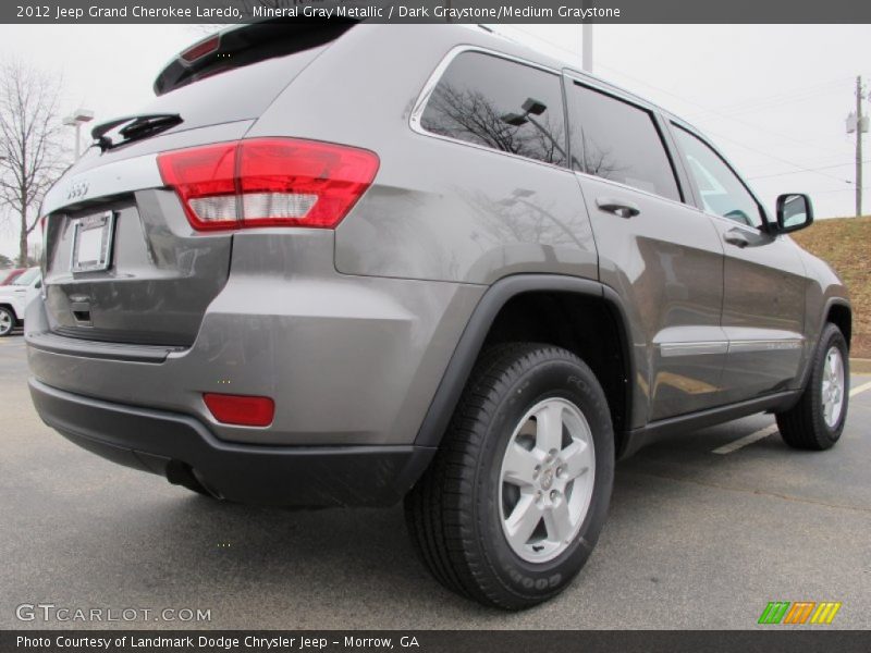 Mineral Gray Metallic / Dark Graystone/Medium Graystone 2012 Jeep Grand Cherokee Laredo