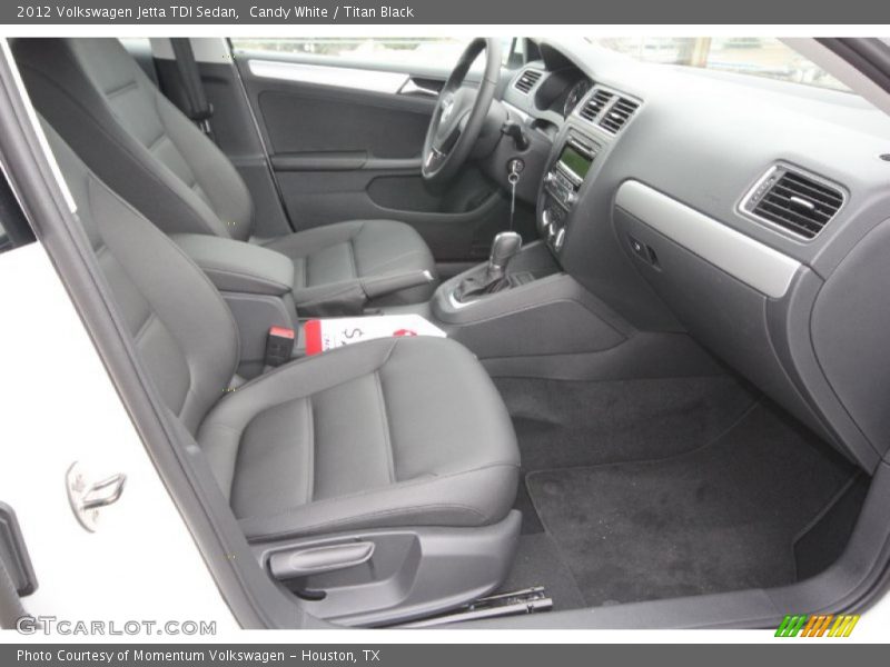 Candy White / Titan Black 2012 Volkswagen Jetta TDI Sedan