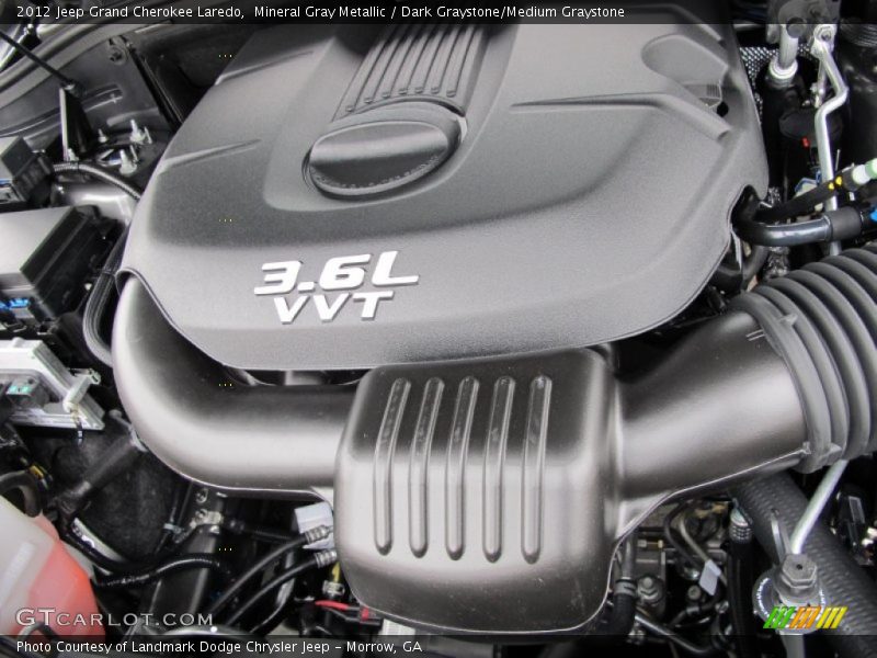 Mineral Gray Metallic / Dark Graystone/Medium Graystone 2012 Jeep Grand Cherokee Laredo