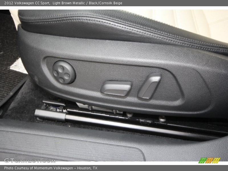 Light Brown Metallic / Black/Cornsilk Beige 2012 Volkswagen CC Sport