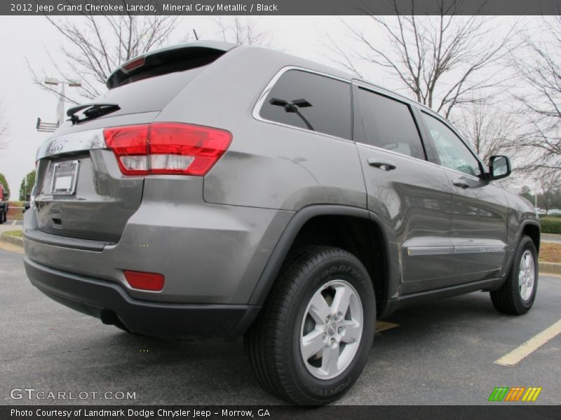 Mineral Gray Metallic / Black 2012 Jeep Grand Cherokee Laredo