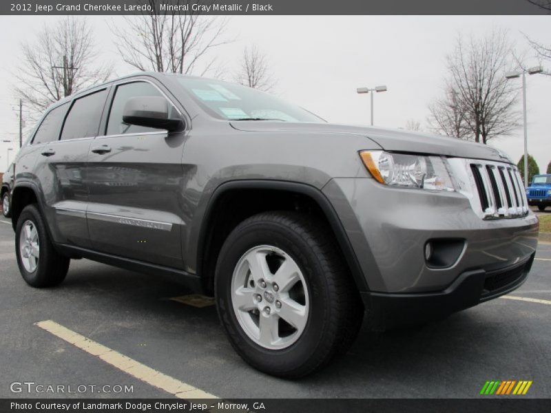 Mineral Gray Metallic / Black 2012 Jeep Grand Cherokee Laredo